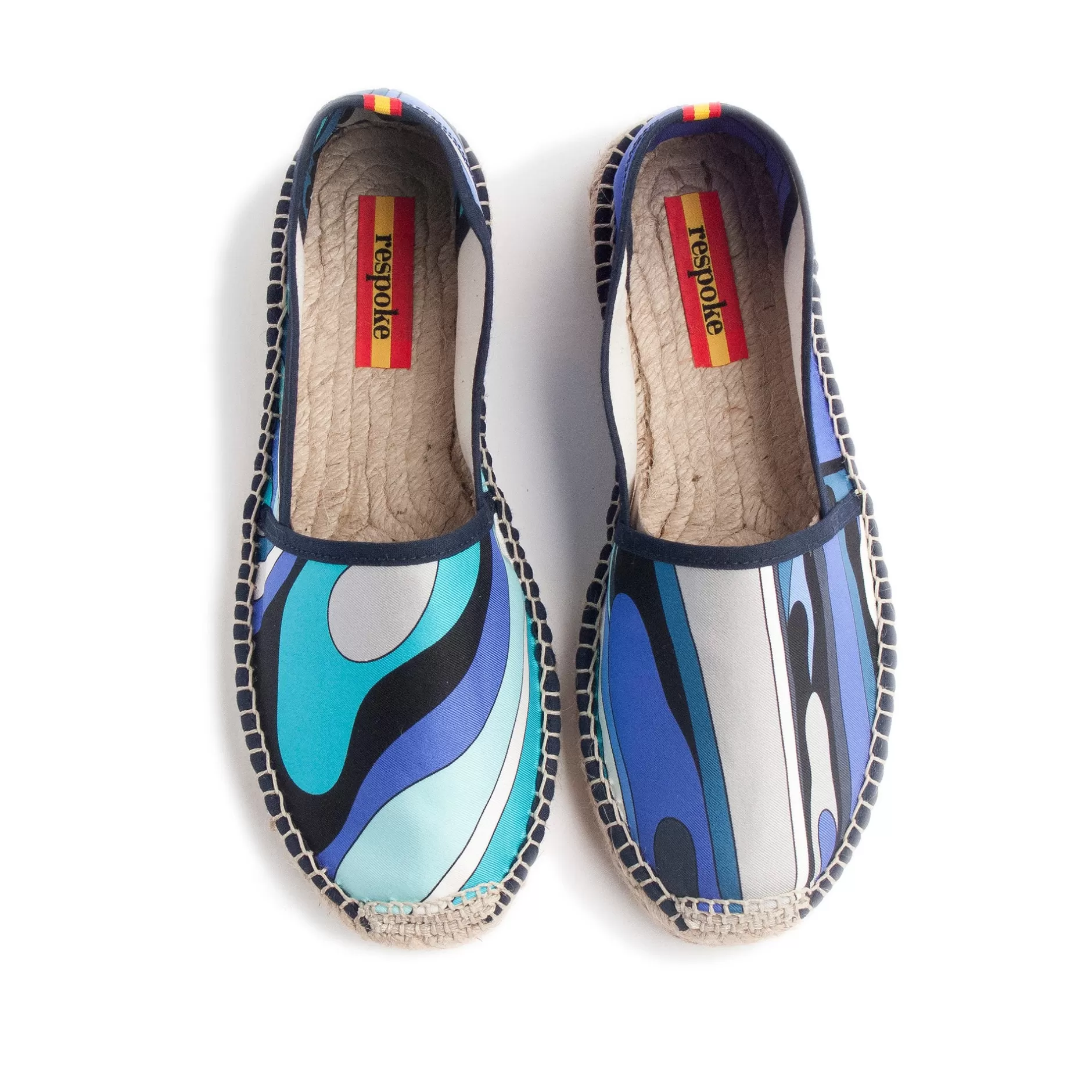 Respoke Footwear*Natalia Blue Classic Espadrilles