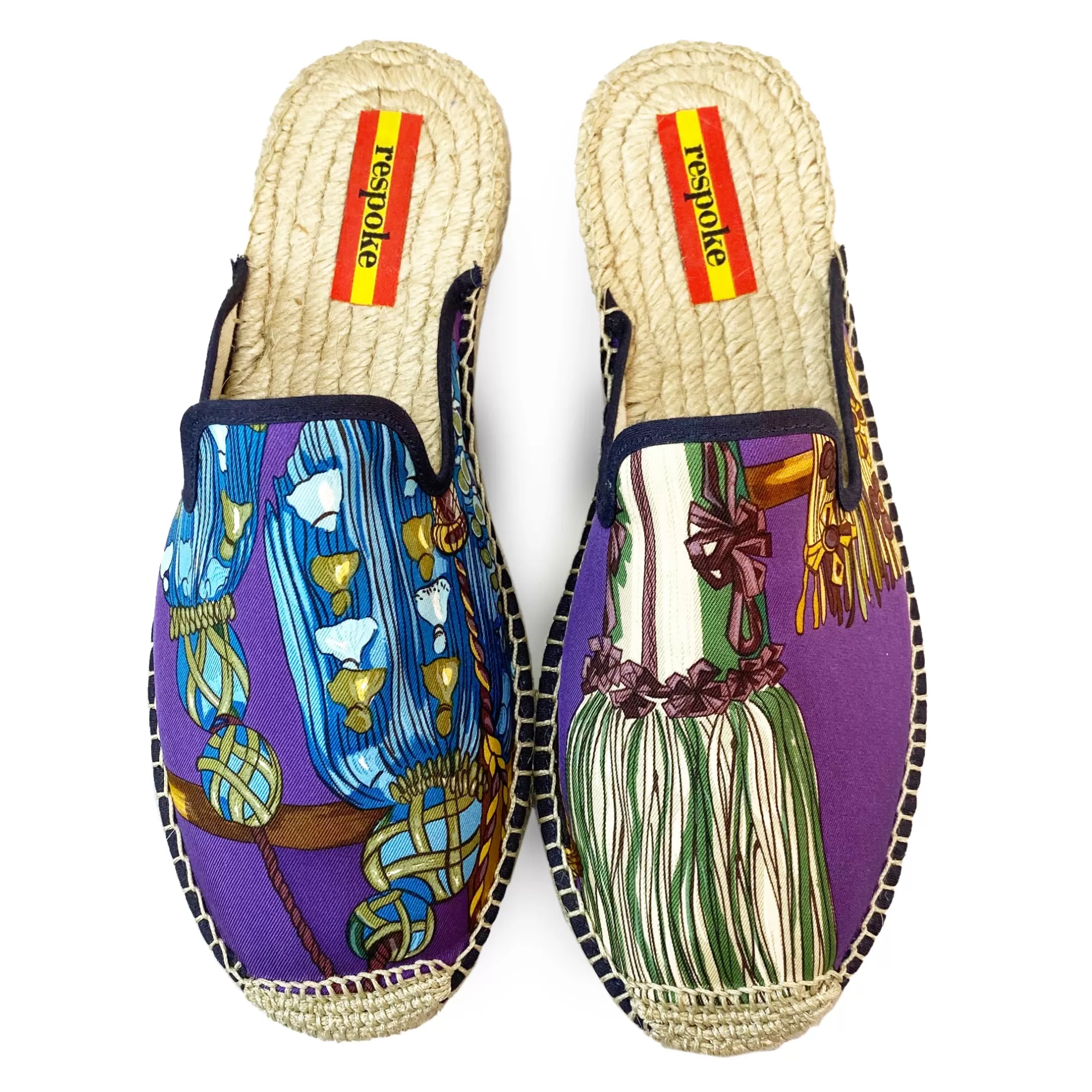 Respoke Footwear*Passe Purple Mule Espadrilles